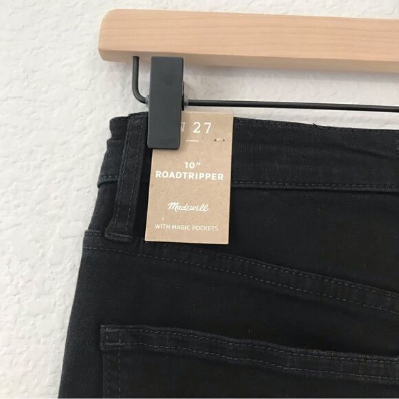 New! Madewell 10" High Rise Roadtripper Supersoft Davie Wash Knee Rip Jeans - Picture 10 of 14